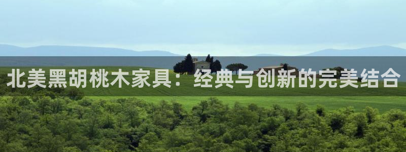 龙八国际q18 tv：北美黑胡桃木家具：经典与创新的完美结合